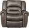 Breathable Bonded Leather Recliner Chair with USB Ports - Relaxing Recliners