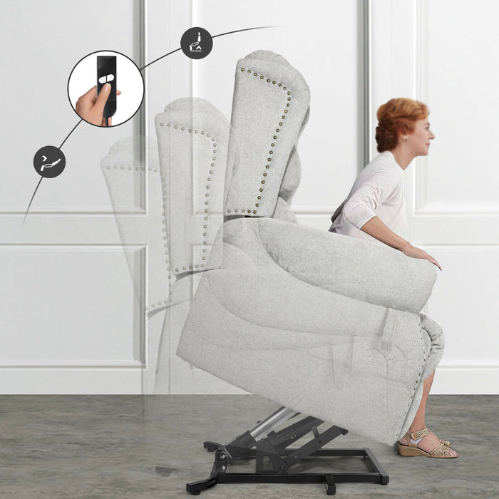Electric Power Lift Massage Recliner Chair With Heat - Relaxing Recliners