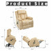 Electric Massage Chair Power Lift Recliner Sofa Armchair w/ Adjustable Headrest - Relaxing Recliners