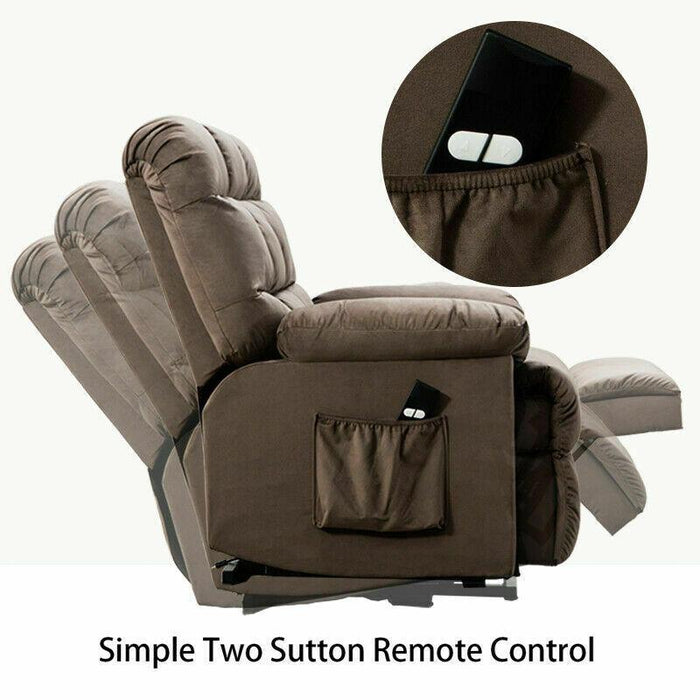 Fabric Power Lift Recliner Chair For Elderly - Relaxing Recliners