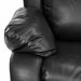 Soft Pu Leather Reclining Loveseat, Black - Relaxing Recliners