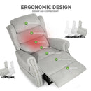 Electric Power Lift Massage Recliner Chair With Heat - Relaxing Recliners