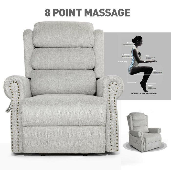 Electric Power Lift Massage Recliner Chair With Heat - Relaxing Recliners