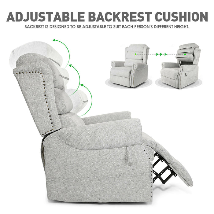 Electric Power Lift Massage Recliner Chair With Heat - Relaxing Recliners